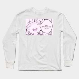 Cute Anime Girl Sticker Long Sleeve T-Shirt